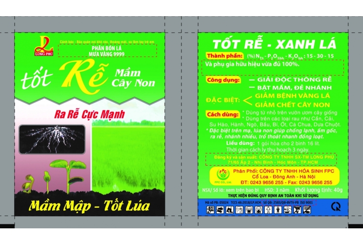 TỐT RỄ 40G (GÓI)